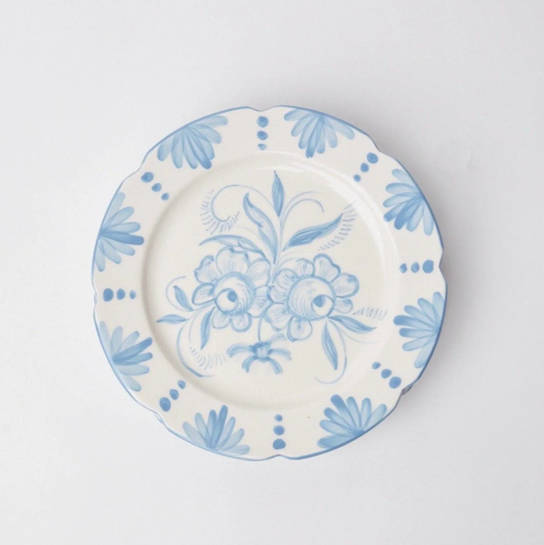 Discount Mrs. Alice Seville Blue Gardenia Starter Plate