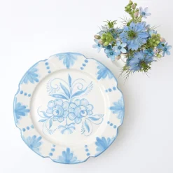 Best Mrs. Alice Seville Blue Gardenia Starter Plate (Set Of 4)