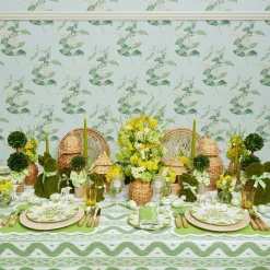 Sale Mrs. Alice Seville Green Gardenia Dinner Plates (Set Of 4)