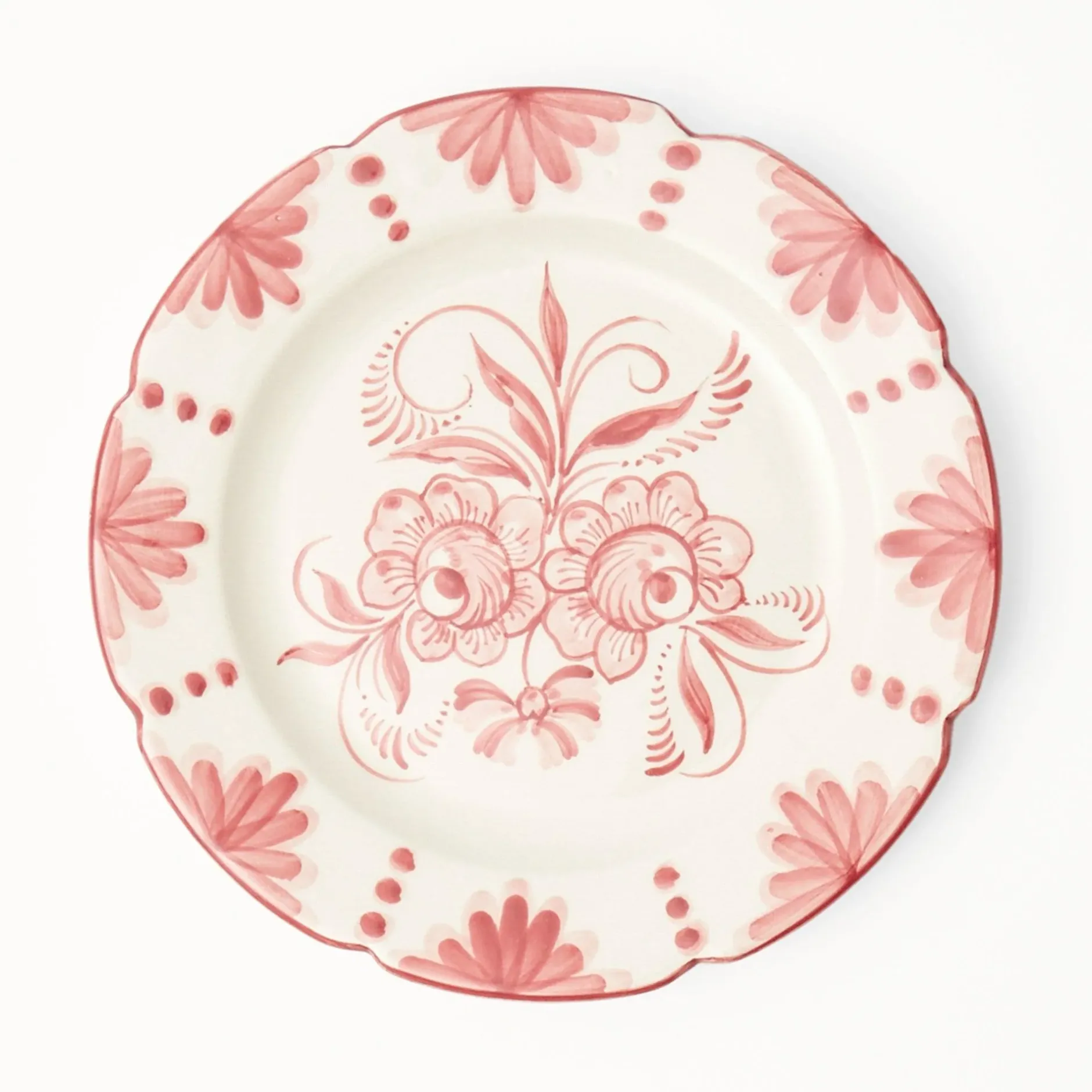 Clearance Mrs. Alice Seville Pink Gardenia Dinner Plate