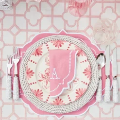 Clearance Mrs. Alice Seville Pink Gardenia Dinner Plate
