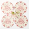 Sale Mrs. Alice Seville Pink Gardenia Dinner Plate (Set Of 4)