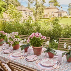 Sale Mrs. Alice Seville Pink Gardenia Dinner Plate (Set Of 4)
