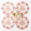 Outlet Mrs. Alice Seville Pink Gardenia Dinner & Starter Plates (Set Of 8)