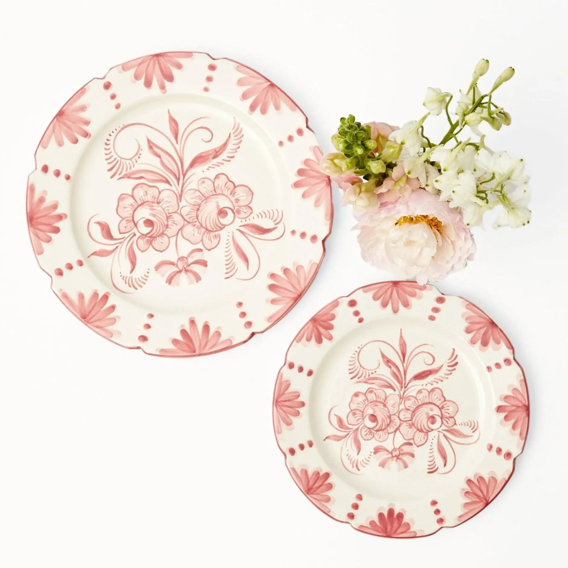 Outlet Mrs. Alice Seville Pink Gardenia Starter Plate