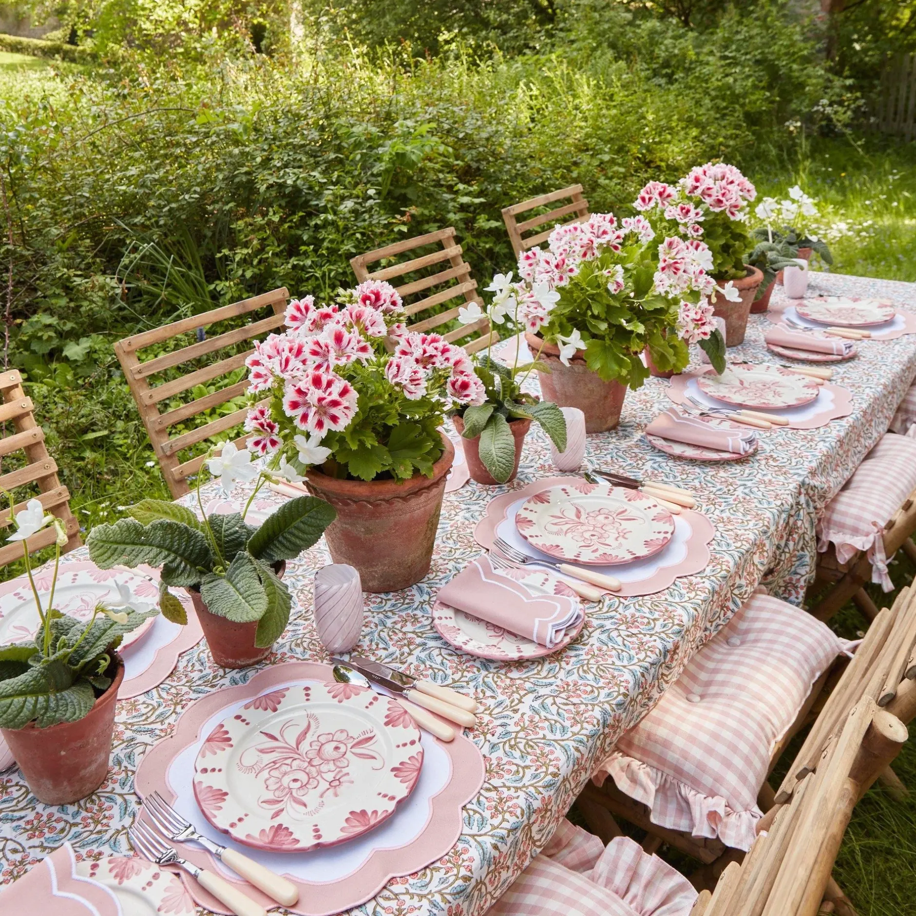 Outlet Mrs. Alice Seville Pink Gardenia Starter Plate