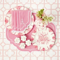 Outlet Mrs. Alice Seville Pink Gardenia Starter Plate
