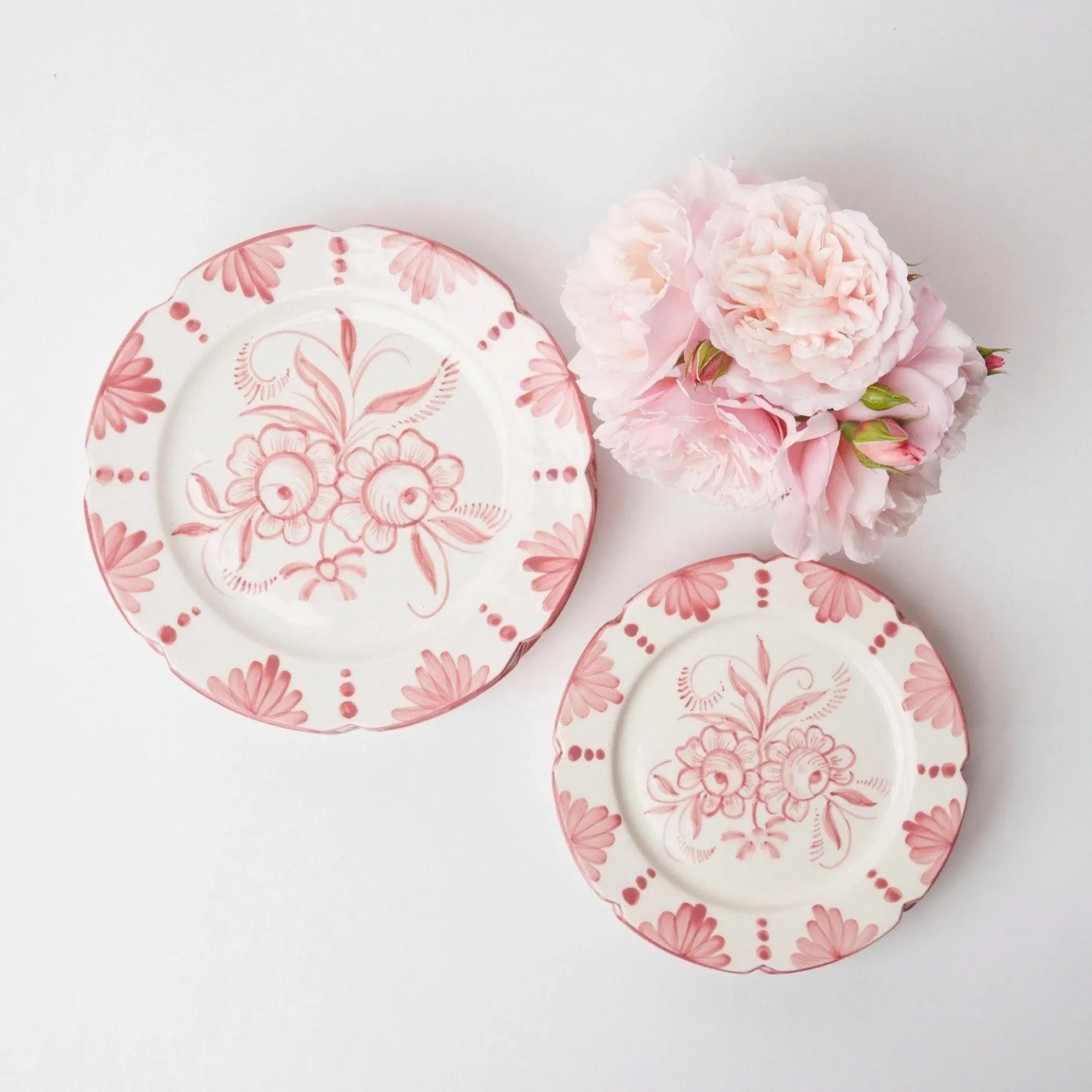 Outlet Mrs. Alice Seville Pink Gardenia Starter Plate