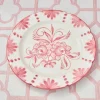 Outlet Mrs. Alice Seville Pink Gardenia Starter Plate