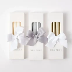 Online Mrs. Alice Silver Candles (Set Of 8)