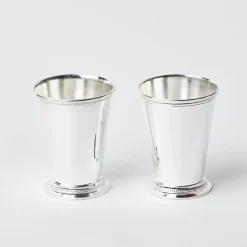 Clearance Mrs. Alice Silver Mint Julep Cups (Pair)
