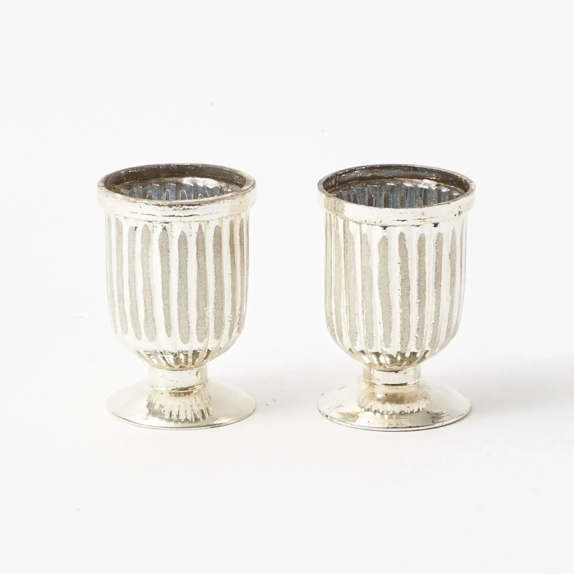 Online Mrs. Alice Small Mercury Fluted Vase (Pair)