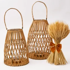 Best Mrs. Alice Small Rattan Lantern