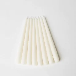 Online Mrs. Alice Snow White Candles (Set Of 8)