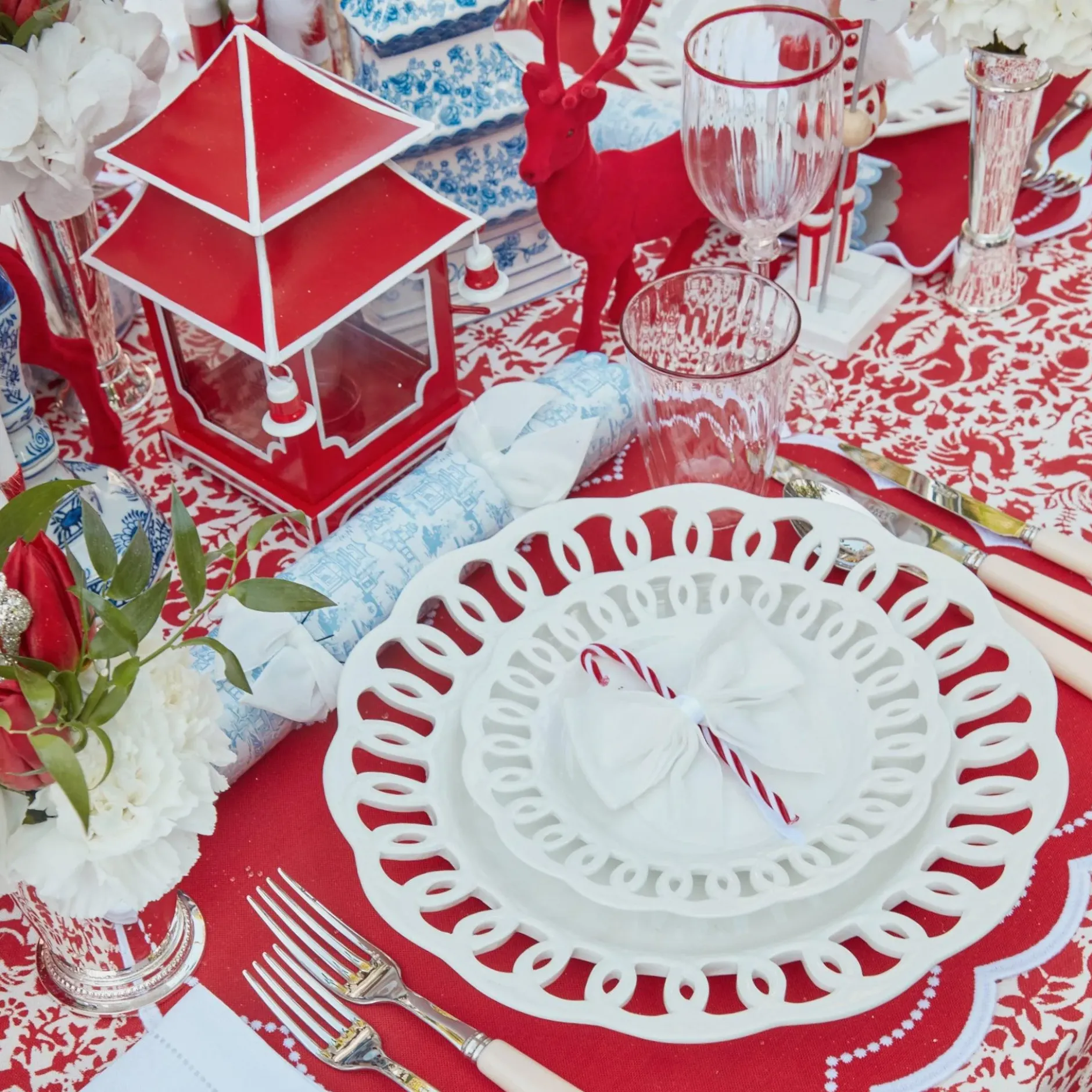 New Mrs. Alice Snow White Velvet Napkin Bows (Set Of 4)