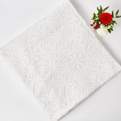 Hot Mrs. Alice Snowflake Applique Tablecloth