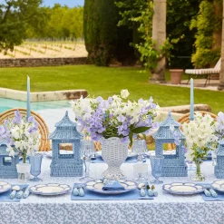 New Mrs. Alice Soft Blue Candles (Set Of 8)