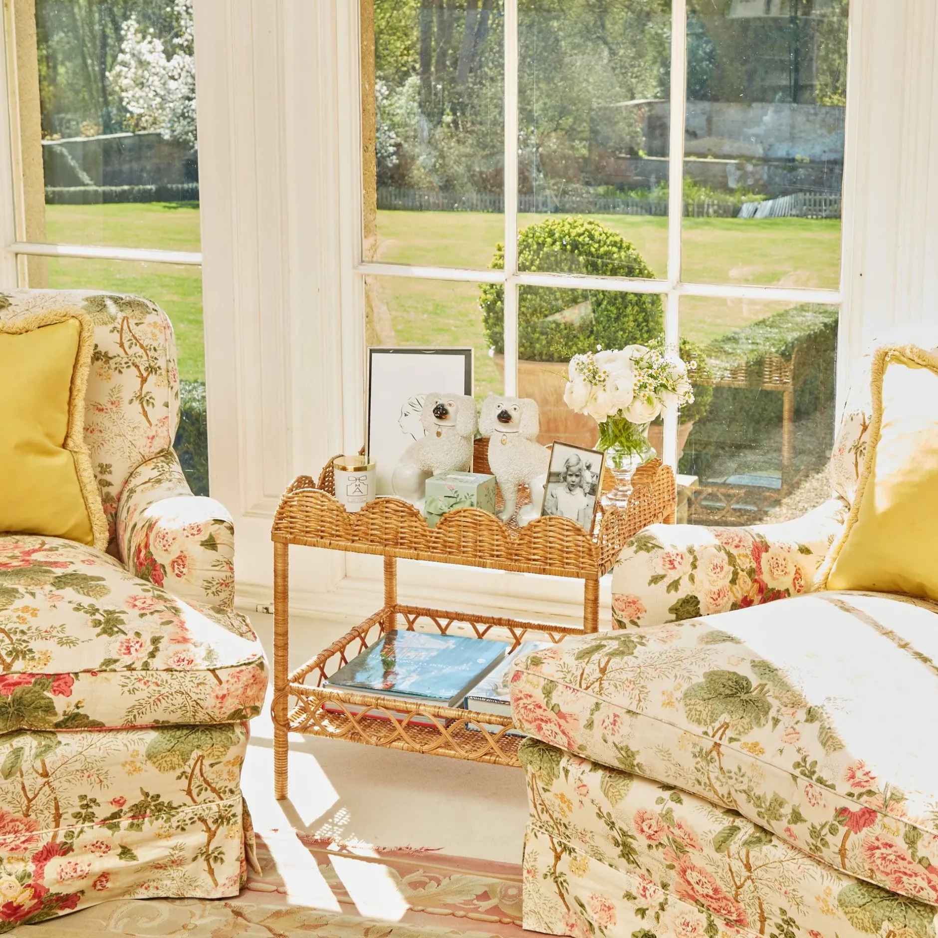 Sale Mrs. Alice Sophia Rattan Side Table
