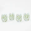 Outlet Mrs. Alice Spring Floral Glasses (Set Of 4)