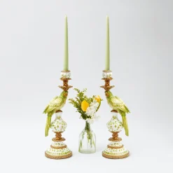 New Mrs. Alice Spring Green Candles (Set Of 8)