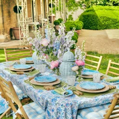 Online Mrs. Alice Sylvie Green Embroidered Placemats & Napkins (Set Of 4)