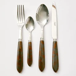 New Mrs. Alice Tortoiseshell Cutlery Set (4 Piece)