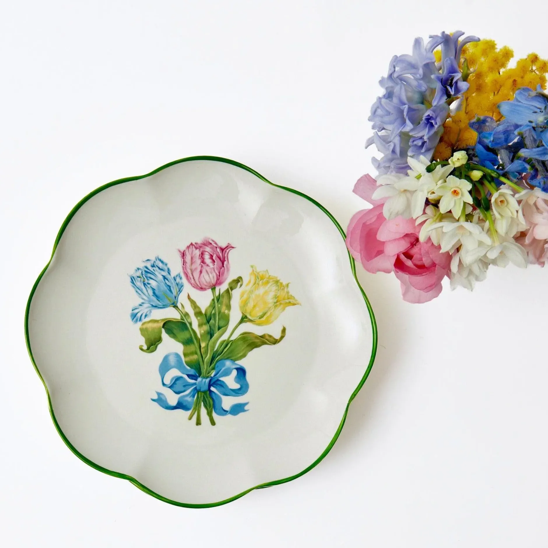 Mrs. Alice Tulip Starter Plate (Set Of 4)