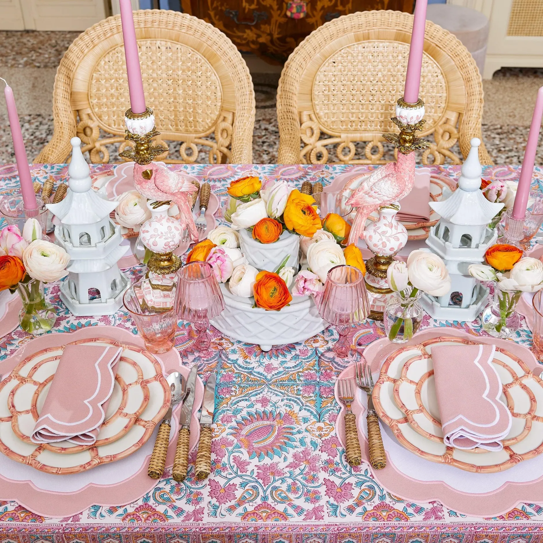 Clearance Mrs. Alice Valentina Tablecloth