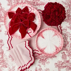 Clearance Mrs. Alice Valerie Pink Placemats (Set Of 4)