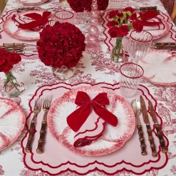 Clearance Mrs. Alice Valerie Pink Placemats (Set Of 4)