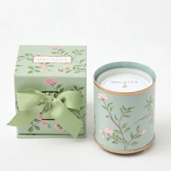 Best Mrs. Alice Velvet Oak Tole Candle Pot