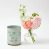 Discount Mrs. Alice Velvet Oak Tole Candle Pot