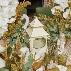 Discount Mrs. Alice White & Gold Pagoda Lantern