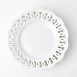Online Mrs. Alice White Lace Dinner Plates (Set Of 4)