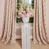 Hot Mrs. Alice White Liliana Scalloped Rattan Pedestal And Urn