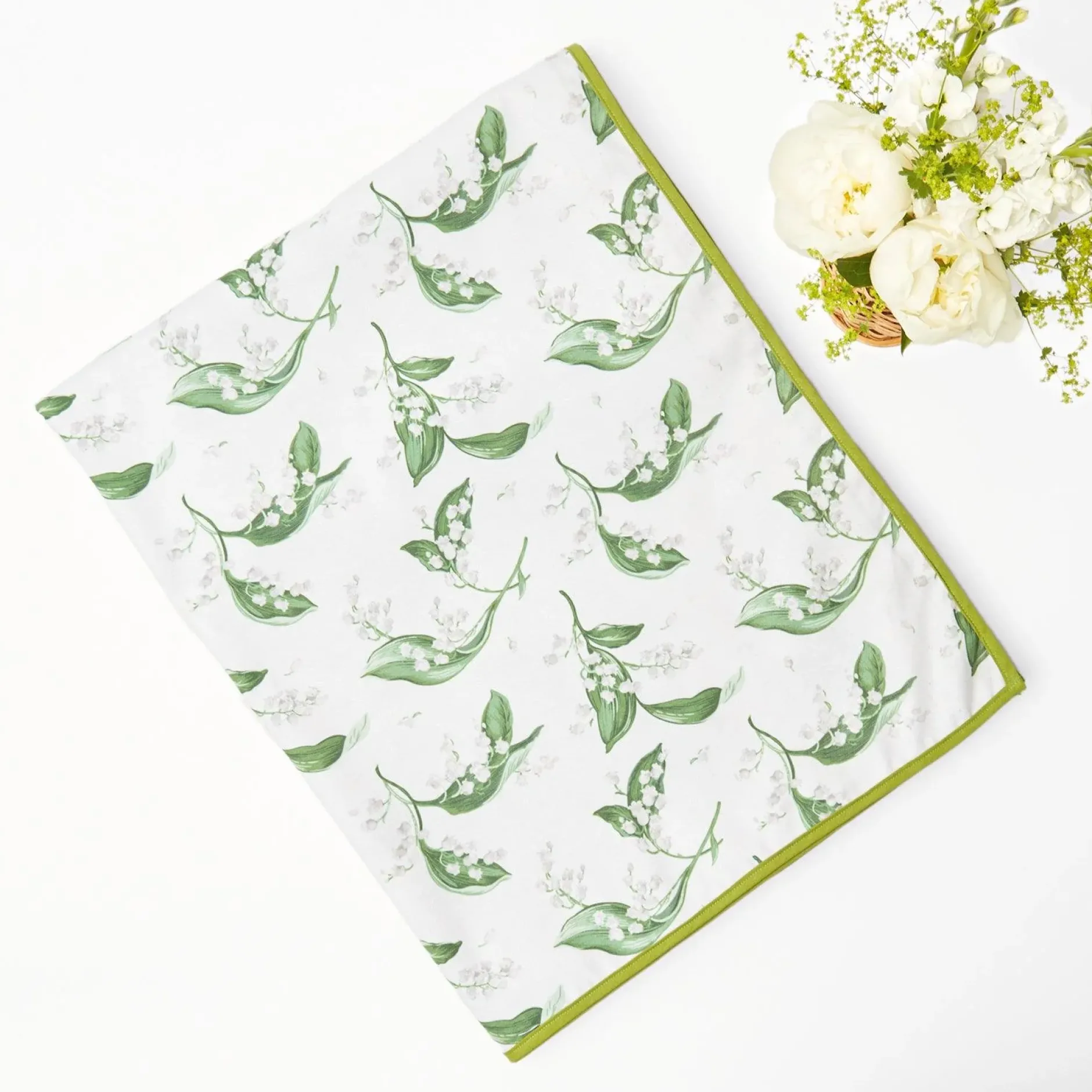 Mrs. Alice White Lily Of The Valley Tablecloth