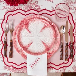 Mrs. Alice White Linen Xoxo Napkins (Set Of 4)
