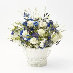 Outlet Mrs. Alice White Metal Planter
