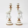 Discount Mrs. Alice White Parrot Candle Holder (Pair)
