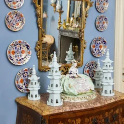 Online Mrs. Alice White Porcelain Pagoda Decoration Set