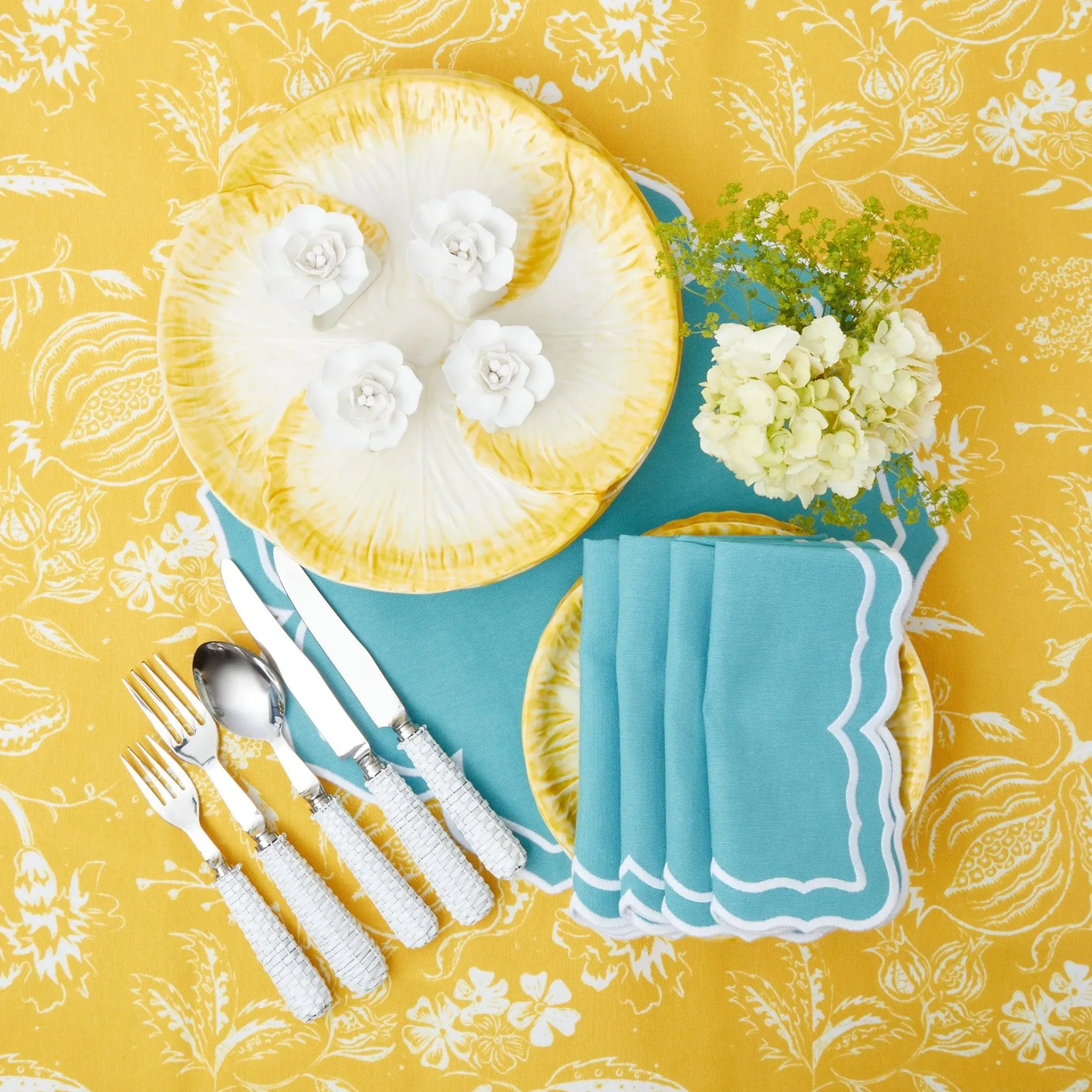 Clearance Mrs. Alice White Rattan Cutlery (5 Piece)