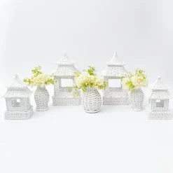 Discount Mrs. Alice White Rattan Decoration Set