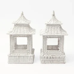 Discount Mrs. Alice White Rattan Decoration Set