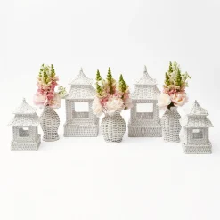 Discount Mrs. Alice White Rattan Decoration Set