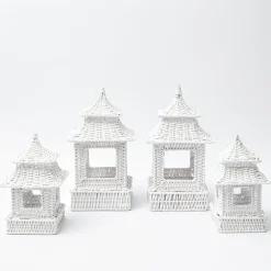 Discount Mrs. Alice White Rattan Decoration Set