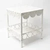 Sale Mrs. Alice White Rattan Outdoor Side Table