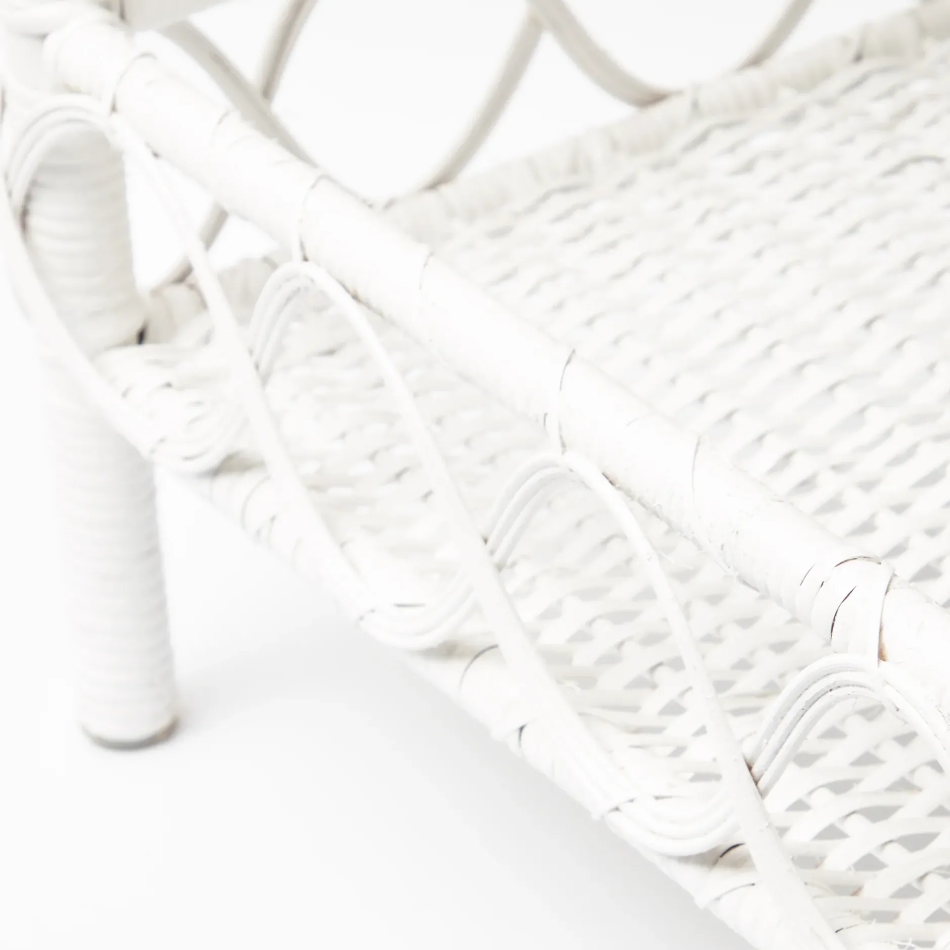Sale Mrs. Alice White Rattan Outdoor Side Table