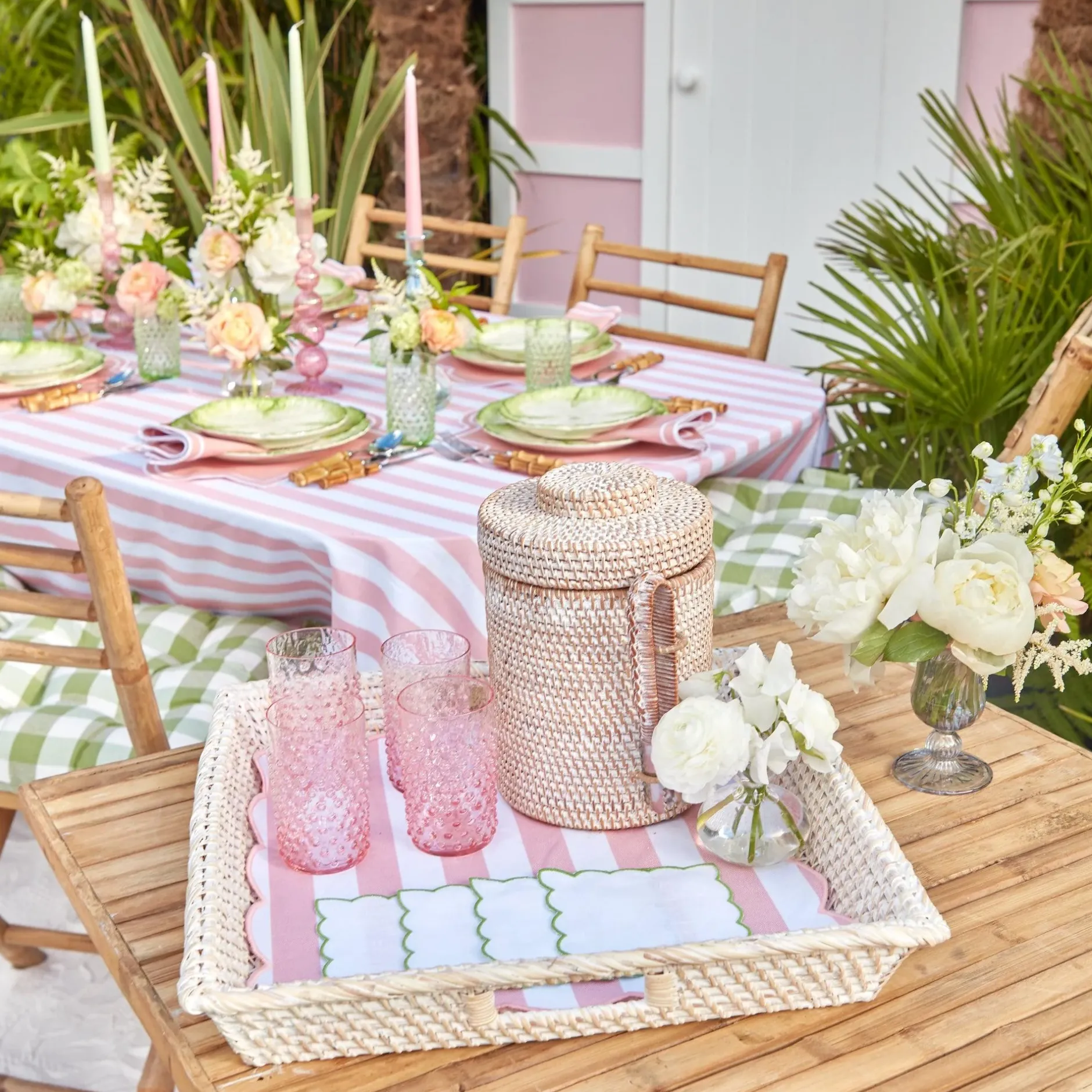 Sale Mrs. Alice White Rattan Tray