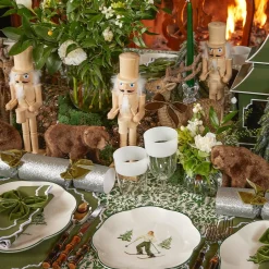 Clearance Mrs. Alice White Ribbon Water & Wine Glassware Set