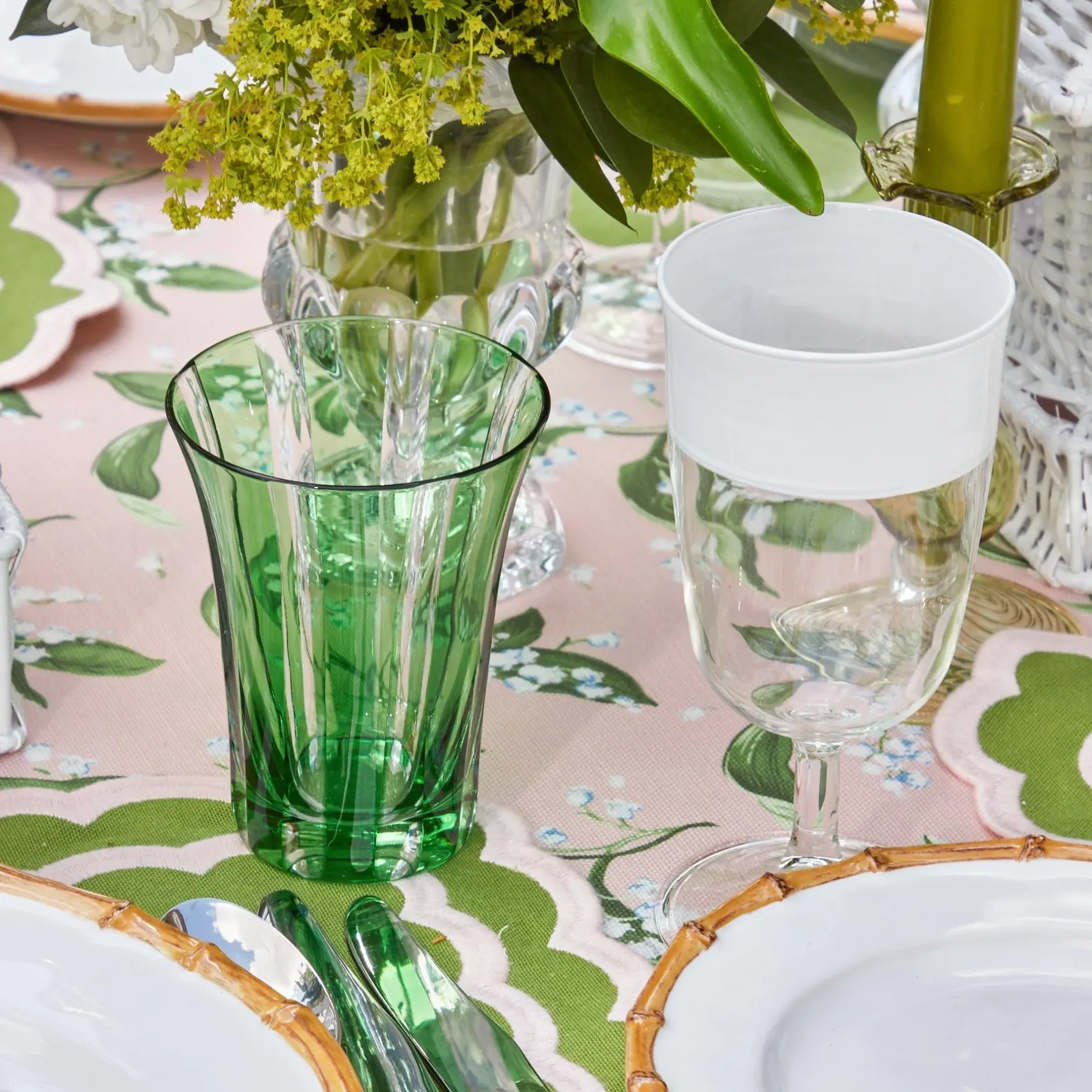 Best Mrs. Alice White Ribbon Wine Glasses (Set Of 4)